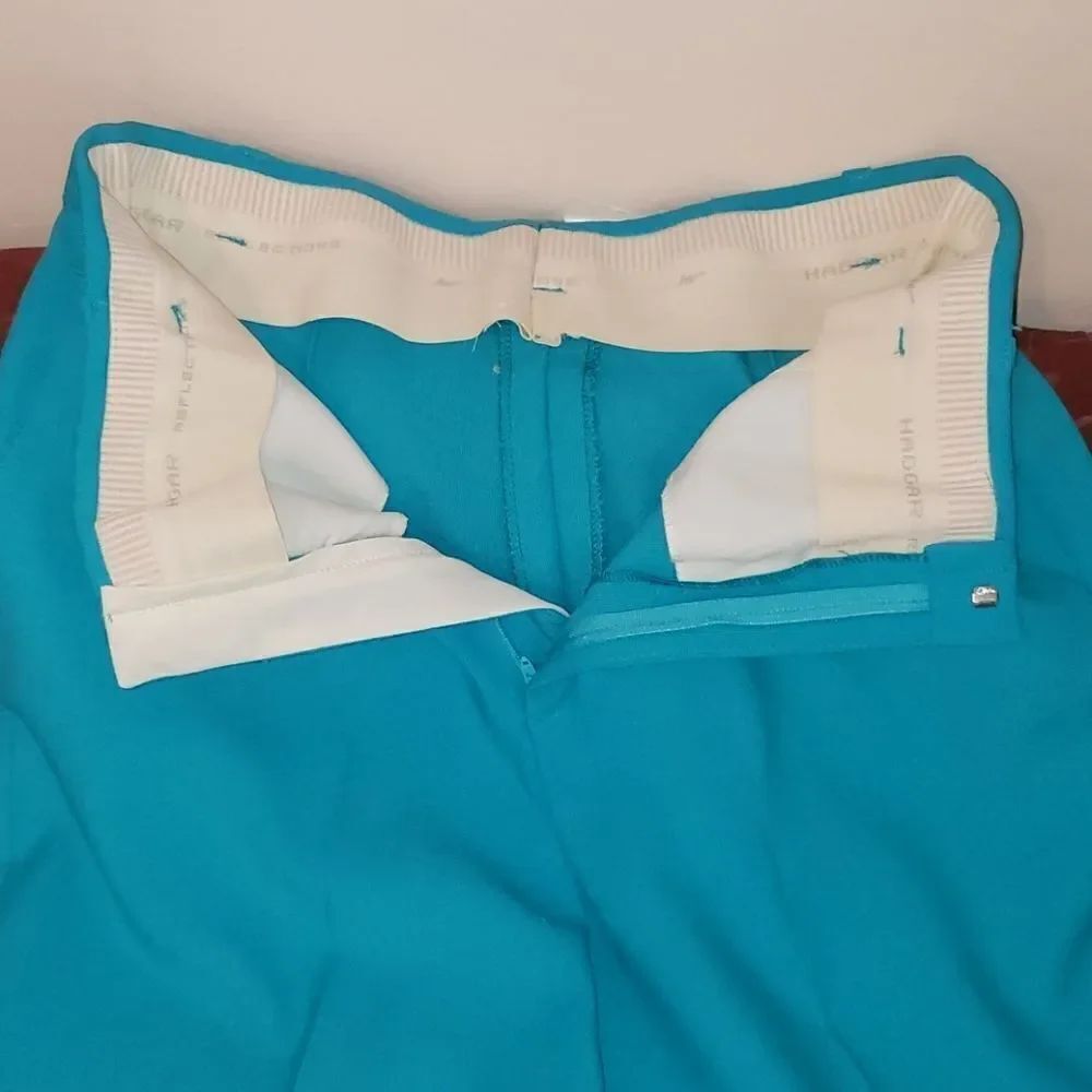 Haggar Reflections Blue Polyester Pants - Picture 5 of 9